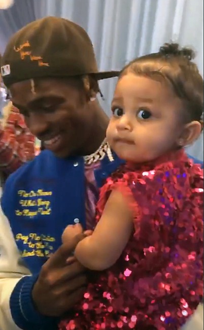 Stormi Webster, Travis Scott, 1st birthday party